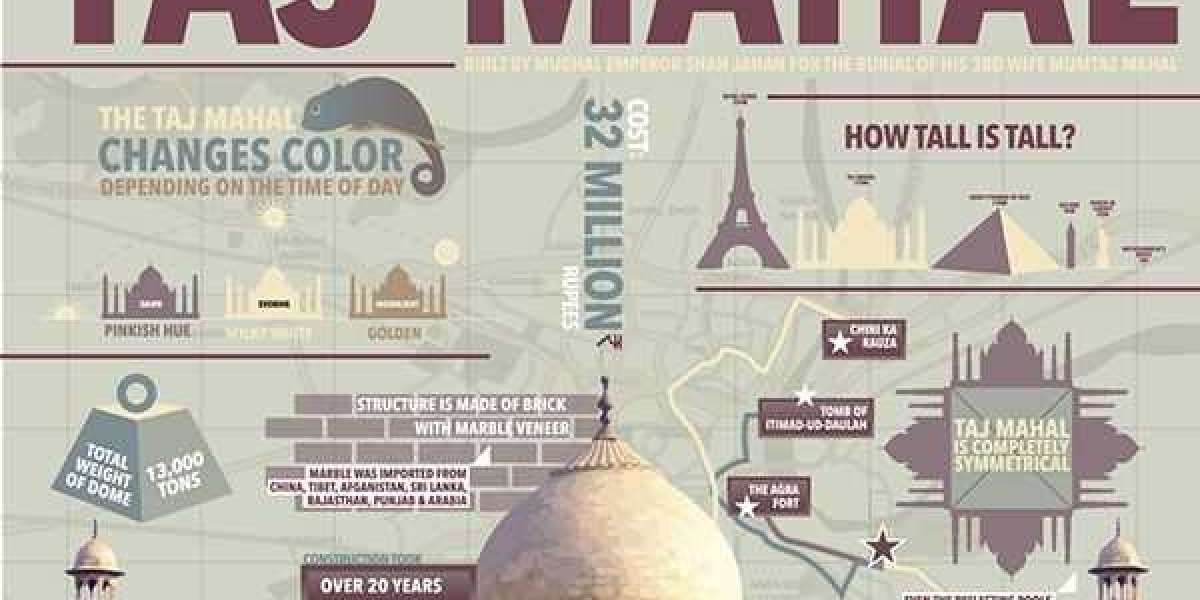 Info-Graphic Of Taj Mahal By Tajmahalinagra.Com