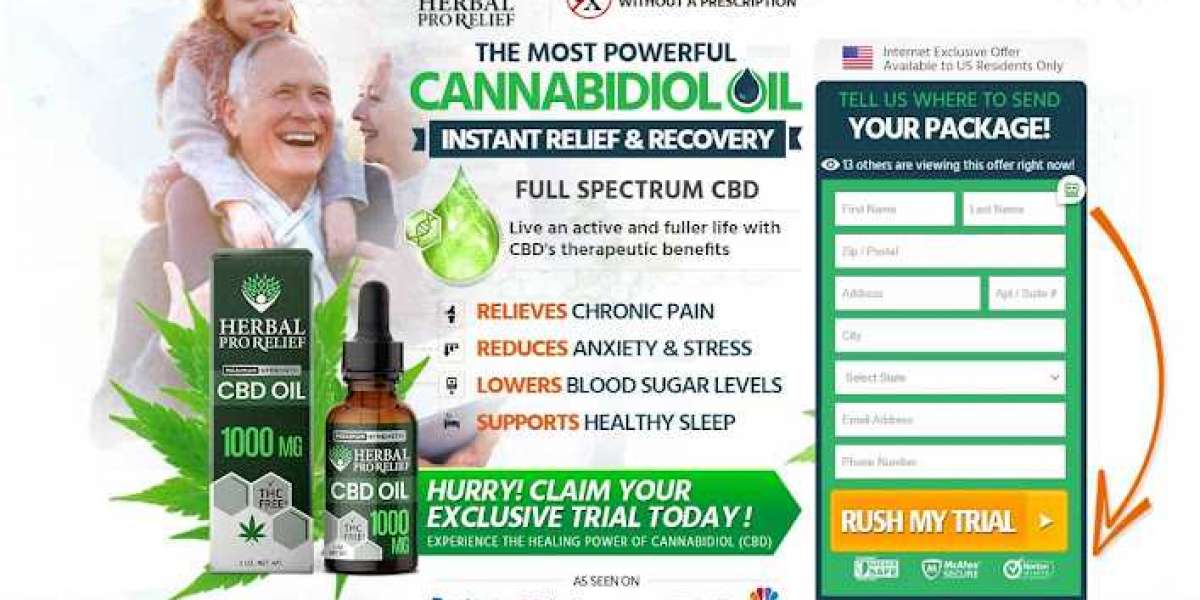 Herbal Pro Relief CBD (Trial)– Relieves Stress, Pain & Discomfort Easily!