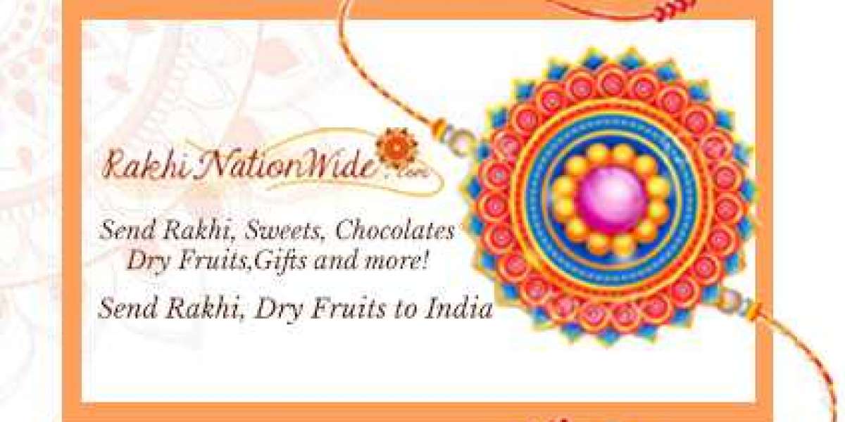 In India, it is customary to send a rakhi along with dry fruits.