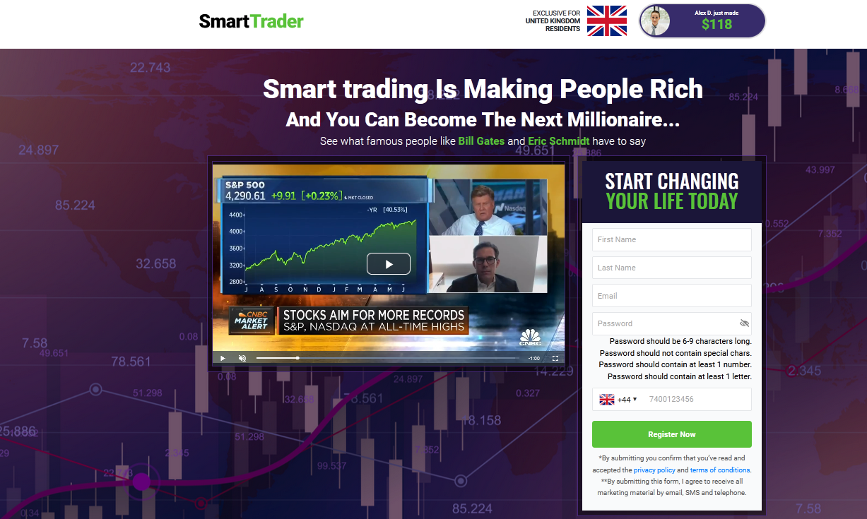 Smart Trader【Official Website ️】- Free SignUp| Smart Trader Join