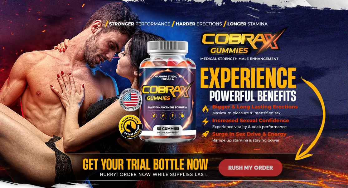 CobraX Gummies| CobraX Male Enhancement Gummies Reviews